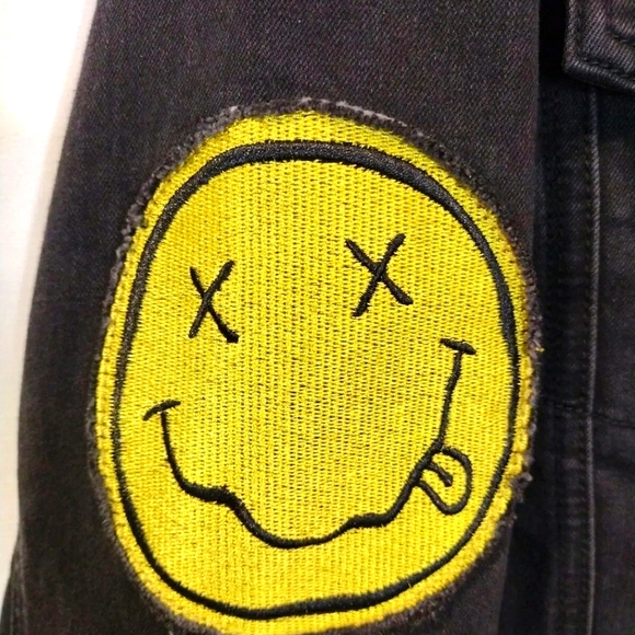 Mens NIRVANA Denim Jacket - Picture 5 of 11